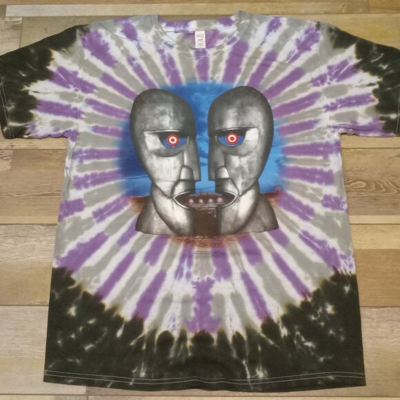 Not Fade Away Other - Pink Floyd Division Bell 2X-Large Tie Dye T-Shirt